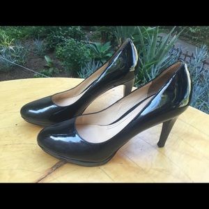 Patent leather heels
